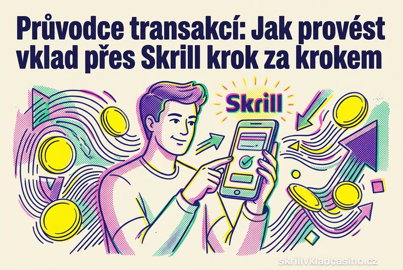 Průvodce transakcí: Jak provést vklad přes Skrill krok za krokem