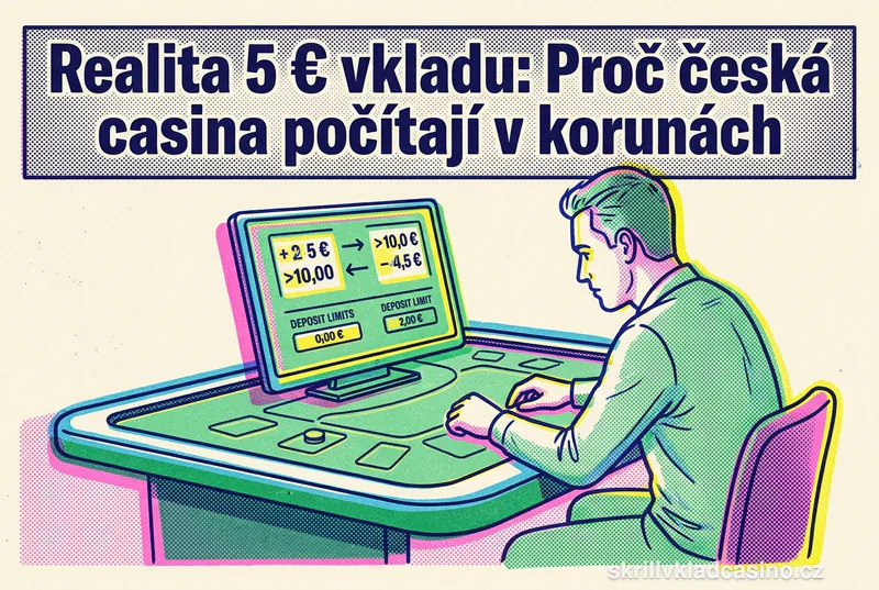 Realita 5 € vkladu: Proč česká casina počítají v korunách